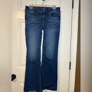 American Eagle Outfitters Dark Blue Flare Jeans